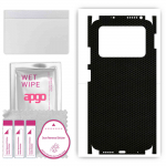 apgo Protective Skin Sticker for the back+sides compatible with Xiaomi Poco M4 Pro, Full Wrap Film, Foil, Vinyl - Pattern Matrix