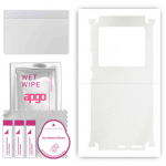 apgo Protective Skin Sticker for the back+sides compatible with Vivo X80 Pro, Full Wrap Film, Foil, Vinyl - Pattern Matte Transparent