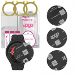 3x apgo MATTE h&uuml;briidne kaitseklaas, mis &uuml;hildub Samsung Galaxy Watch 5 Pro 45 mm, painduv nanoklaas, suurep&auml;rane asendus karastatud klaasile, scra