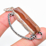 Natural Rhodochrosite Gemstone 925 Sterling Silver Gift Pendant 2.56 y4g19