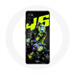 Coque pour Samsung Galaxy S20 plus Valentino Rossi motoGP 46 Pilote de vitesse
