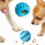 Cat Dog IQ m&auml;ngupall, toidujagamine lemmikloomakoerte kutsikale, kummist n&auml;rimism&auml;nguasi, maiuspala blue small