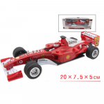 1/32 TOY F1 v&otilde;idus&otilde;idu vormelauto laste m&auml;nguauto tagasit&otilde;mmatav auto sulamist auto mudel sulamist sportauto 1/32-Size:20.5*7.5*5cm sinine