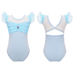 Laste, t&uuml;drukute balletitants, varrukateta v&auml;ljal&otilde;ikega seljav&otilde;imlemine, trikood tantsuriided 5-6 Years