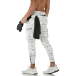 Jooksja Meeste Dressip&uuml;ksid Jooksu Treening P&uuml;ksid Meeste Fitness Spordir&otilde;ivad Meeste J&otilde;usaali Karkassip&uuml;ksid Treening Skinny Pant S veelaine kamuflaaživ&auml;rv