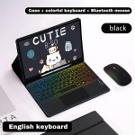 Taustavalgustusega IPad Magic klaviatuur IPad Pro 11 2024 2021 2020 Mini 5 6 10,2 9/8/7 2018 2017 5 6th Air 11 2024 12,9 10,5 9,7 Air 3 2 nahk&uuml;mbris iPad 10th 10.9