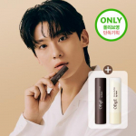 2 types of objet lip balm double plan (warm orange + honey butter lip balm / natural red + honey butter lip balm), Korean men's popular cosmetics Warm Orange + Honey Butter
