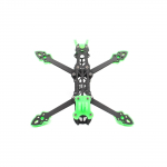 LANNRC Mark4 5-tolline FPV s&uuml;sinikkiust raam 225 mm teljevahe 5 mm &otilde;la Freestyle pikamaa raam kaugjuhtimispuldiga neljakopteri v&otilde;idus&otilde;idudroonile roheline