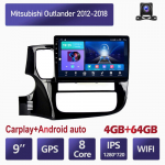 Autoraadio Android Auto jaoks Mitsubishi Outlander 2012-2018 Multimeediumipleier GPS Navigation Stereo Carplay HU 4+64GB 4+64GB