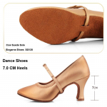 Naiste tantsukingad Naiste valsitantsukingad Veisenahast tald Pehme Ladina tants Tango tants Ballisaal 7cm 5cm 3.5cm Kontsad valikulised 35