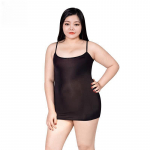 &Uuml;lisuur Naiste L&auml;bipaistev L&auml;ikiv Mini Kleit Pluss Suurus Pikad Kleidid Seksikas Rihmadega Kleit Must Valge Kleit Pluss Suurus XXXL R&otilde;ivad Plus Size