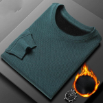 S&uuml;gise ja talve dressipluus pluss samet paksenenud meeste pikkade varrukatega lai pullover &uuml;mmarguse kaelusega aluss&auml;rk topp M