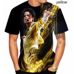 Michael Jacksoni T-s&auml;rk Mehed Naised Mood vabaaja 3D-prindiga T-s&auml;rgid Harajuku Stiilis Suur T-s&auml;rk Hip Hop T&auml;navar&otilde;ivad Topid S
