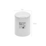 Nuput&uuml;&uuml;pi kaanega niiskete kudede karp, &uuml;hekordselt kasutatav kindahoidja, meigieemalduskast valge