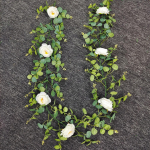 Siidist kunstlilledest viinapuust ripplilled seinale j&otilde;ulurotangist v&otilde;ltstaimed Lehed vanik kodukaunistuseks &scaron;ampanjav&auml;rvi