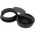 ABS hamburgeri k&uuml;psetusmasin Hamburgeri press &uuml;mmargune nakkumatu koka kotletid Hamburgeri liha veiseliha grill Burger Press Pattty Maker vorm must