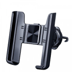 Telefoni kronstein Gravity Auto 360&deg; p&ouml;&ouml;rlev alus autotelefoni hoidik auto &otilde;huventilaatori klambri kinnitus GPS-tugi must