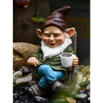 1 tk Gnome Dwarf Kiiktool Ornament Vaigu V&auml;lisaia Kaunistus Sise&otilde;ue Teejoomine Laisk Dekoratsioon 1pcs