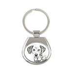 Dalmatian, Carriage Dog, Spotted Coach Dog - keychain with a dog, keychain with a print, personalized pendant from the Art-Dog brand