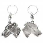 Greyhound, English Greyhound - Silver-plated dog pendant, handbag decoration, backpack pendant by Art-Dog brand