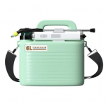 6L elektripihusti USB-laetav pihusti teleskoopvardaga 3 otsikuga Patareitoitega kaasaskantav veepihusti muruaia hooldamiseks roheline