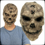 Horror Killer Skull Mask Cosplay hirmutav skelett Lateksmaskid Kiiver Halloweeni peokost&uuml;&uuml;mide rekvisiidid