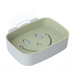 Seinale kinnitatav seebialus Kahekihiline kiire &auml;ravooluga ilma puuriteta liimitav kaasaegne k&ouml;&ouml;k vannituba du&scaron;&scaron; seebihoidja konteineri karbis&auml;&auml;stja sinine