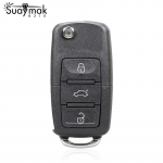 Kolme nupuga kaugjuhtimisv&otilde;ti Volkswagen Caddy Golf Plus Jetta Touran Tiguan EOS Sirocco Jetta/434mhz /1K0959753G /ID48 kiip/HLO 1K0 959 753 G 753G jaoks