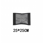 Auto pagasiruumi hoiukott Nailonv&otilde;rgust v&otilde;rgud Automaatne tagumine pagasiruumi korraldaja Elastne string pagasiv&otilde;rgu hoidik Tasku s&otilde;iduki tarvikud 25*25cm must