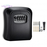 1 komplekti v&otilde;tmelukuga karp, suur mahutavus, k&otilde;rge tugevus, hea turvalisus, purunematu 4-kohaline kombinatsioon paroolilukuga, turvaline koduvarustus must