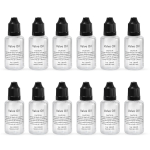 1/2/12 tk Trompeti ventiili&otilde;li 30 ml Ventilaatori m&auml;&auml;rdeaine Kolvi&otilde;li saksofonile trompetile pillide hoolduseks Lihtne kasutada 12pcs white