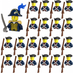 S&otilde;jalised ehitusklotsid Keskaegsed s&otilde;durifiguurid Kingitused Relv P&uuml;stol Keiserlik merev&auml;gi Mini klotsid Laste m&auml;nguasi T&auml;ielikult tr&uuml;kitud keha