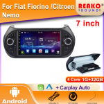 7-tollise AI 1DIN Androidi autoraadio multimeediavideopleier Fiat Fiorino / Citroen Nemo / Peugeot Bipperi jaoks, GPS, Carplay, 4G, RDS 4 core 1GB+32GB carplay
