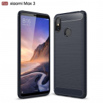 P&otilde;rutuskindel silikoon&uuml;mbris xiaomi Max 3 Mi Max 3 pro paindlik kummist telefoni kate Xiaomi Mi Max3 Pro s&uuml;sinikkiust korpuste jaoks Mi Max 3 sinine