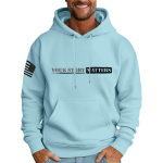 Meeste vaba lipuga tr&uuml;kitud kapuutsiga dressipluus Meeste vabaaja moodne spordisviiter XXXXXL khaki