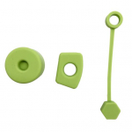 &Otilde;lekork Korduvkasutatav BPA-vaba n&otilde;udepesumasinas Pestav peensulgne T&otilde;hus tolmukindel kuumakindel silikoonist lekkekindel kork isiklikuks kasutamiseks roheline