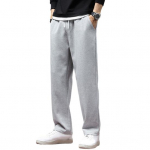 S&uuml;gisene vabaaja meeste jooksup&uuml;ksid lahtised laia s&auml;&auml;rega dressip&uuml;ksid elastne v&ouml;&ouml;koht pingutusn&ouml;&ouml;riga taskud spordip&uuml;ksid M must