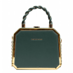 Klappkott Naiste K&auml;ekott Moodne Raamkarbikott Naiste &Uuml;he K&auml;epidemega Kotid Lihtne Keti Crossbody Kott Uus &Otilde;lakott Messenger Bag