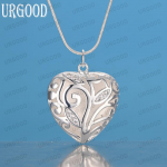 925 h&otilde;bedast s&uuml;damekujuline &otilde;&otilde;nes ripats Kaelakee Moodsad pulmaehted S-40CM