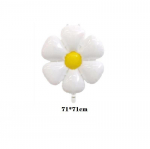 10 tk Daisy Balloon Hiiglaslikud valged lilled Alumiiniumfooliumist &otilde;hupallid s&uuml;nnip&auml;evaks Baby Shower Pulma Daisy peokaunistused 10pcs M