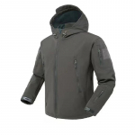 Meeste Talvine Pehme Kest Taktikaline Veekindel Jope Meeste Kapuutsiga Mantel V&otilde;itlus Kalap&uuml;&uuml;k Matkamine Telkimine Ronimine Suusatamine P&uuml;ksid S hall