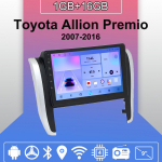 Android Carplay autoraadio Toyota Allion Premio 2007-2016 multimeediumipleieri peakomplekti stereo-GPS-i navigatsioonis&uuml;steemi jaoks BT WIFI 2+32GB 1+16GB