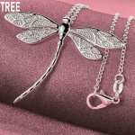 925 h&otilde;bedast kiili ripatsiga kaelakee Moodsad pulmaehted O-40CM