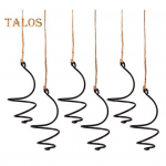 6 tk &otilde;hutaimehoidja, metallist rippuv Tillandsia konteiner, reguleeritav p&ouml;&ouml;rlev &otilde;hutaimehoidja kodukontori r&otilde;du aiakaunistuseks Sets