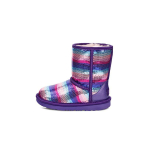 UGG Classic Short Ii V&auml;rvilised Trendikad Mugavad V&auml;rvilised Lumisaapad Laste saapad Lilla 1103622T-VRBW 22 blue