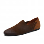 Moodsad NPEZKGC Mugavad Pehmed Suede Meeste Mokassiinid Ehtne Veisenahk Moodne Br&auml;nd Meeste Lamedad Kingad S&otilde;idukingad Suurused 45 46 47 6 pruun