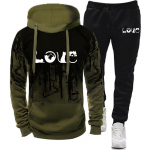 Naiste moe&uuml;likonnad Splash Ink dressipluus Unisex kost&uuml;&uuml;m Naiste kapuutsid talveks dressikomplektid Kapuutsiga lukuga meeste komplekt R&otilde;ivad S