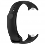 Silikoonist randmerihm Xiaomi Mi Band 9/8 NFC nutika k&auml;ev&otilde;ru k&auml;ev&otilde;ru jaoks must