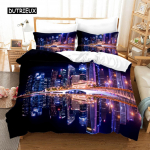 New Yorgi &ouml;&ouml;vaatega voodipesukomplekt Queen-suurusega voodipesukomplekt / tekikott Padjap&uuml;&uuml;ri komplekt Pehme kodutekstiilist voodipesu 140x200cm 3pcs