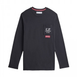 Adidas Originals X C.P. Firma Koost&ouml;&ouml; FW24 Minimalistlik Mugav Vintage Pikkade Varrukatega T-s&auml;rk Unisex Topid Must JN8656 XS